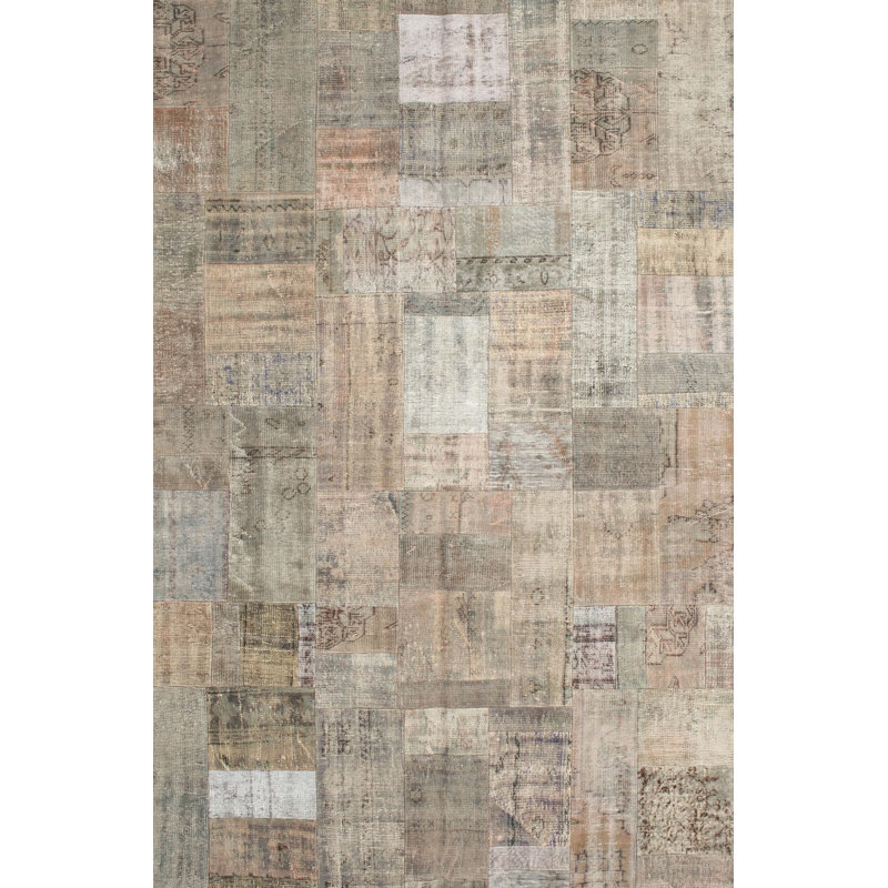 East Urban Home Contemporary Gray/Beige/Brown Area Rug Wayfair